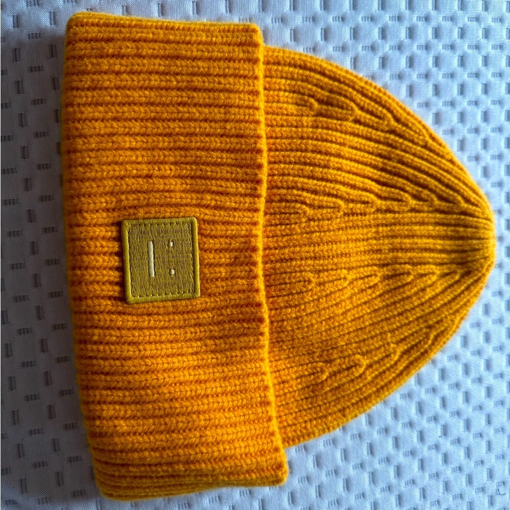 Acne Studios Yellow Beanie